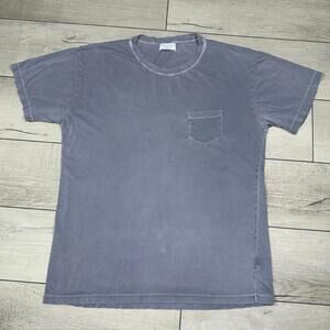 John Elliott Season Seven Gray Pocket Tee Size 3 Distressed Stone Wash USA Made